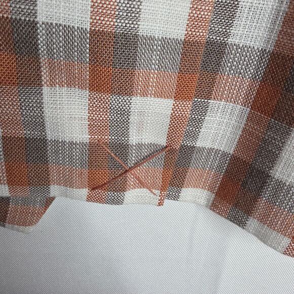 Nine West XS NWT Brown Beige plaids Double Breasted blazer jacket. Work Office - Picture 10 of 13